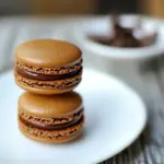 French Chocolate Macaron