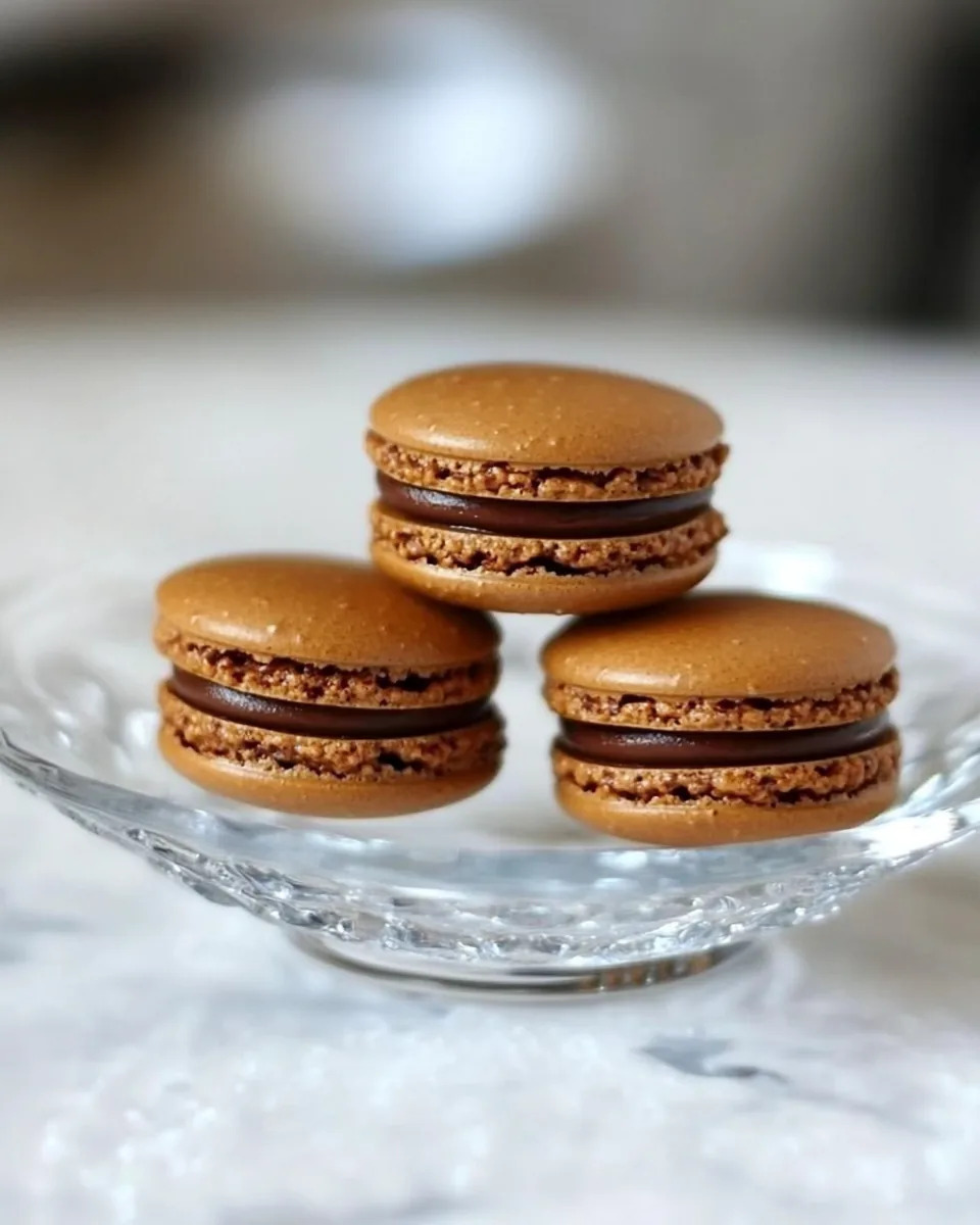 French Chocolate Macaron