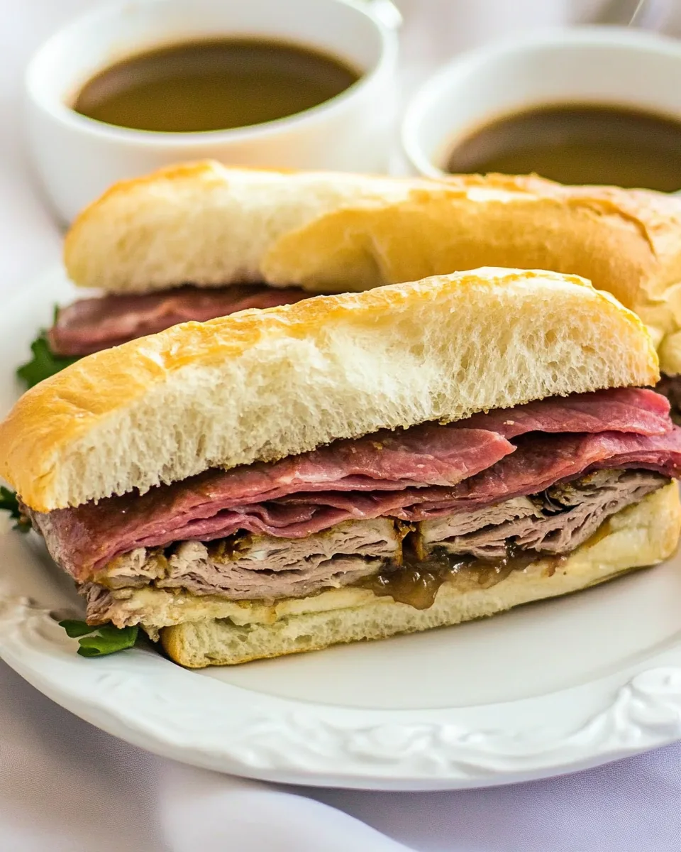 French Dip Pastrami Sandwich Recipe