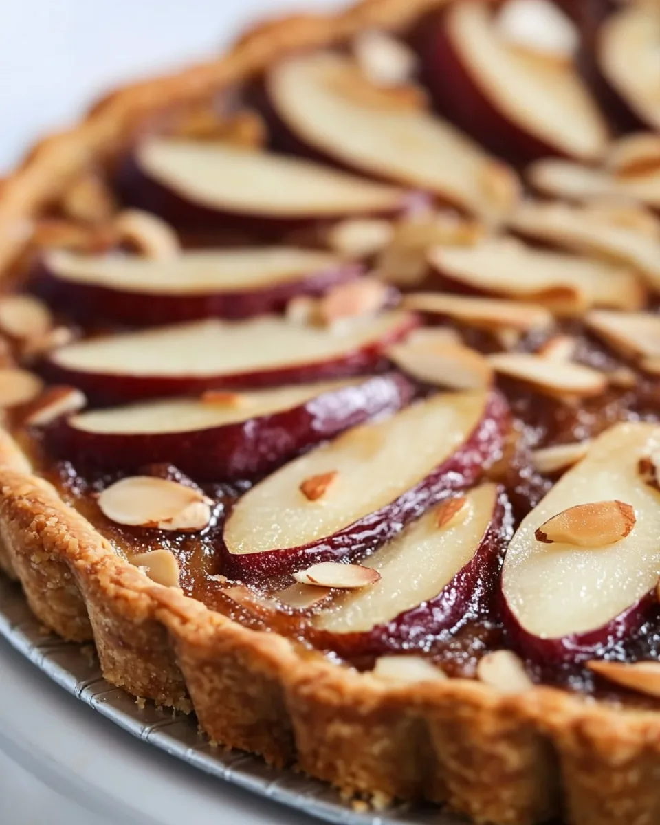 French Pear Almond Tart Recipe
