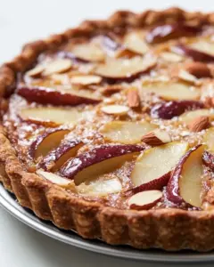 French Pear Almond Tart Recipe