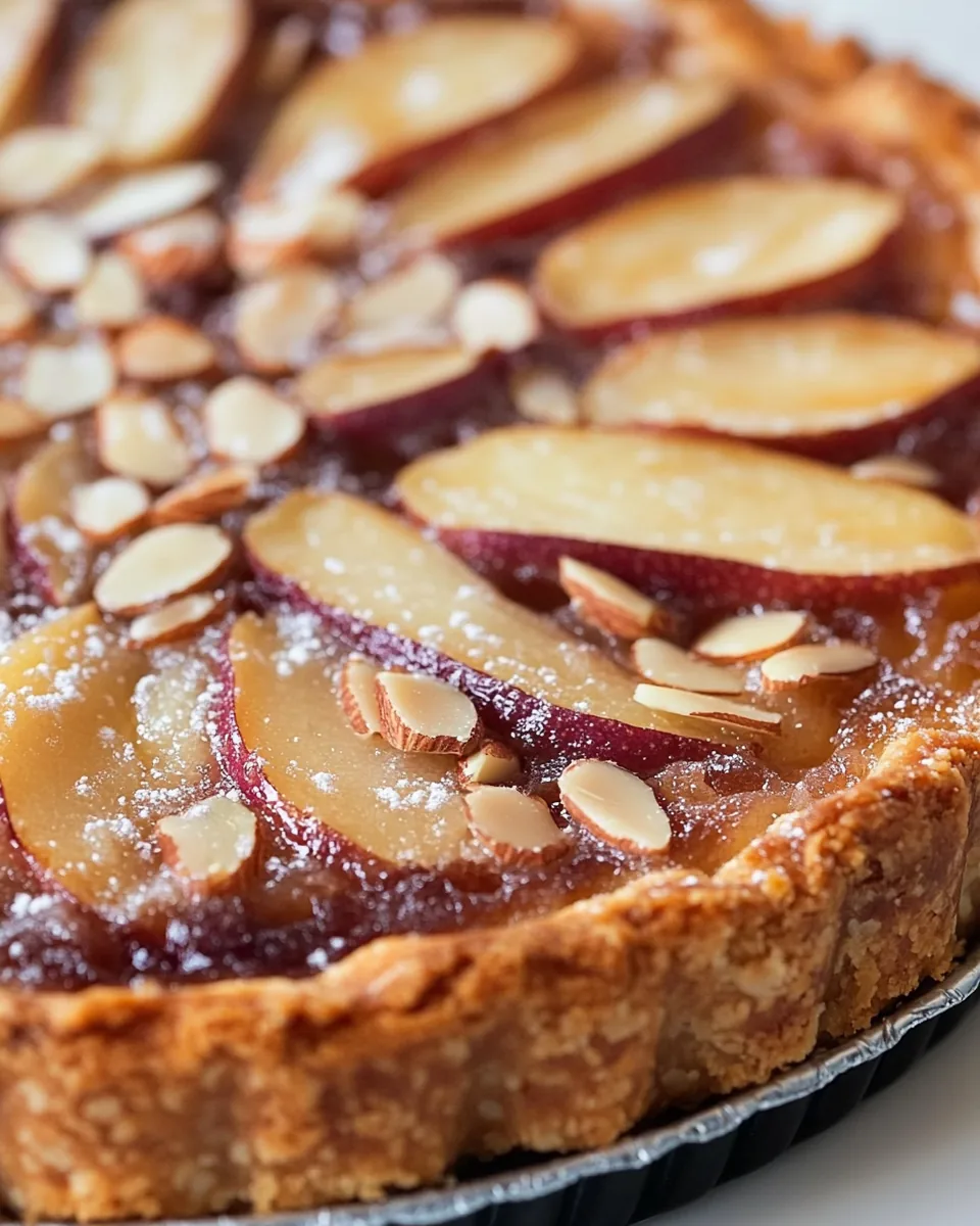 French Pear Almond Tart Recipe