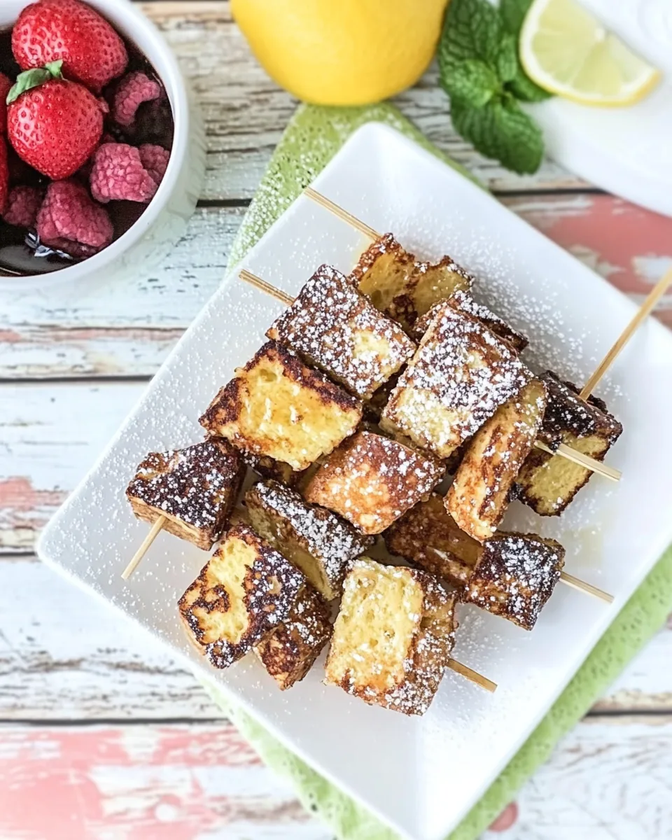 French Toast on a Stick