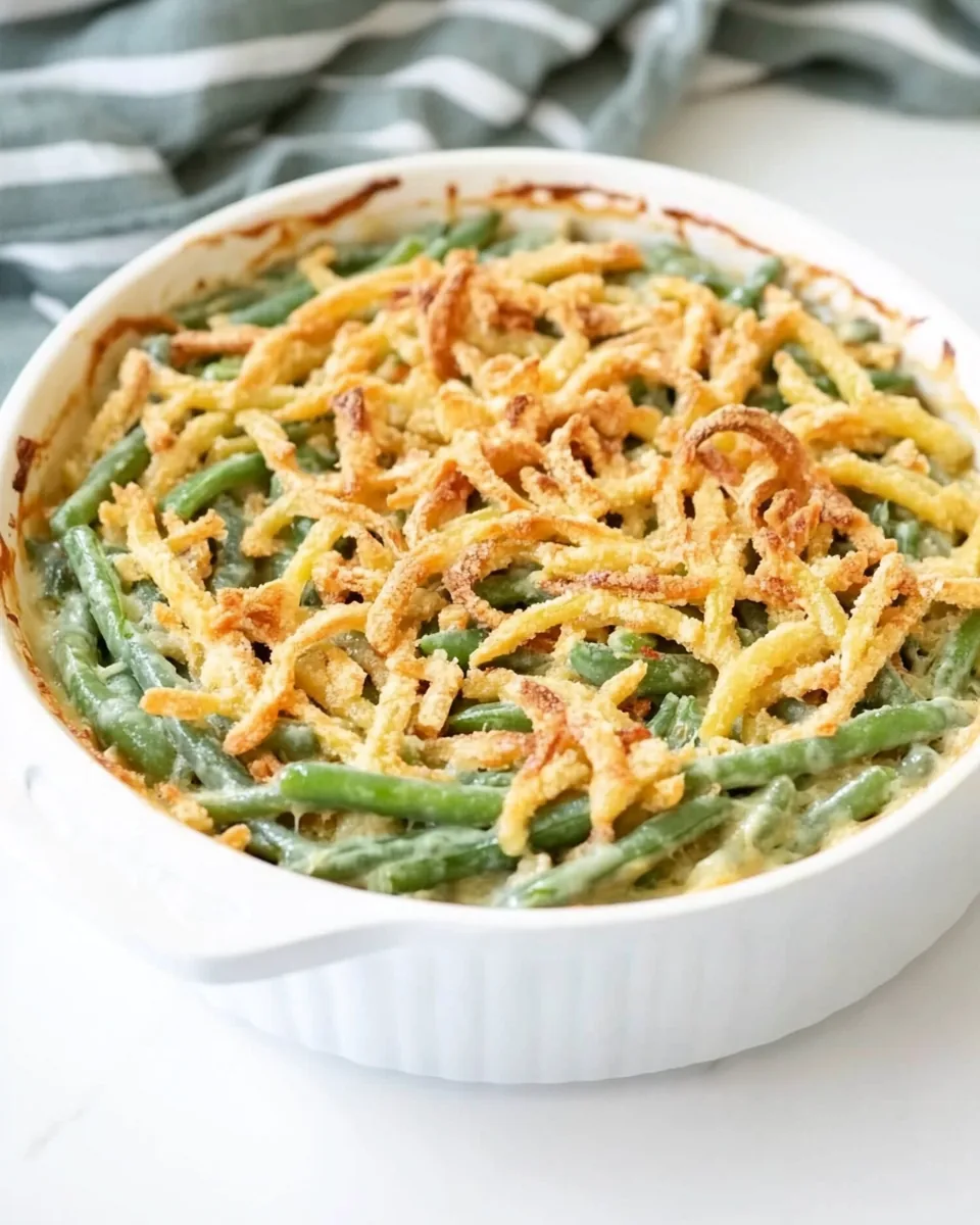 Fresh Green Bean Casserole