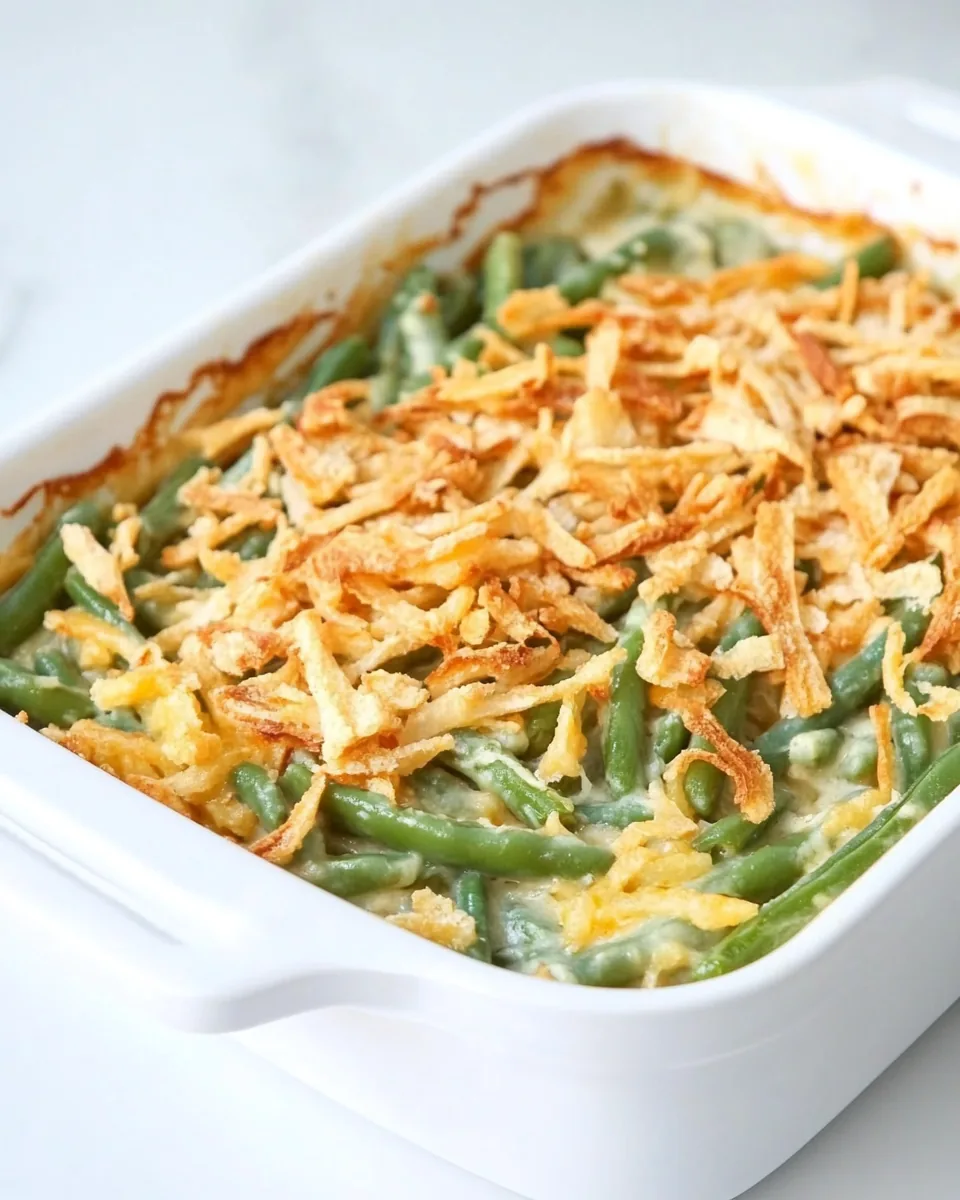 Fresh Green Bean Casserole