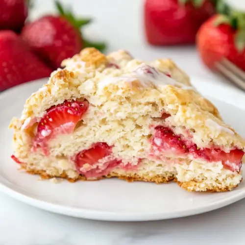 Fresh Strawberry Scones