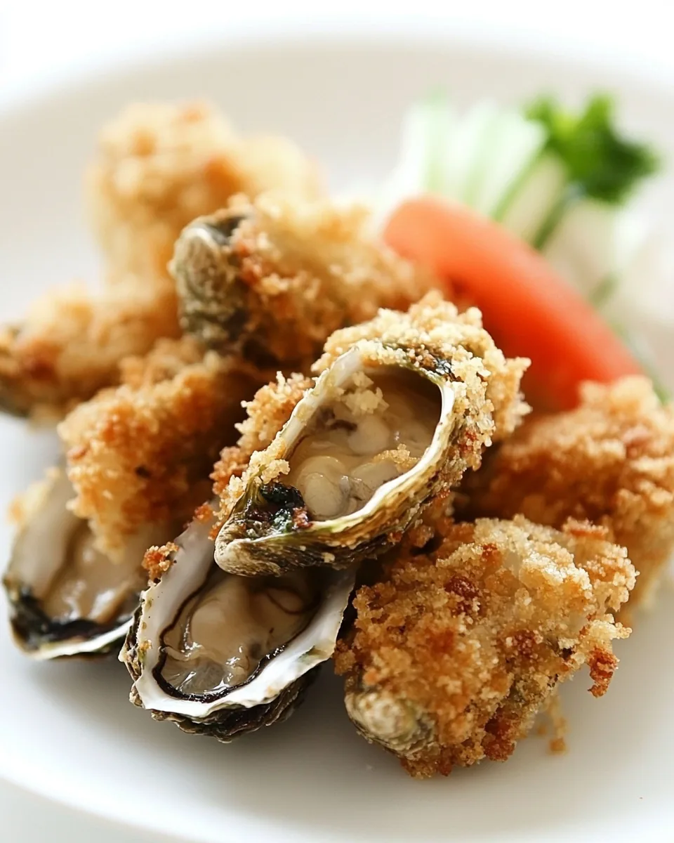 Fried Oysters with Panko