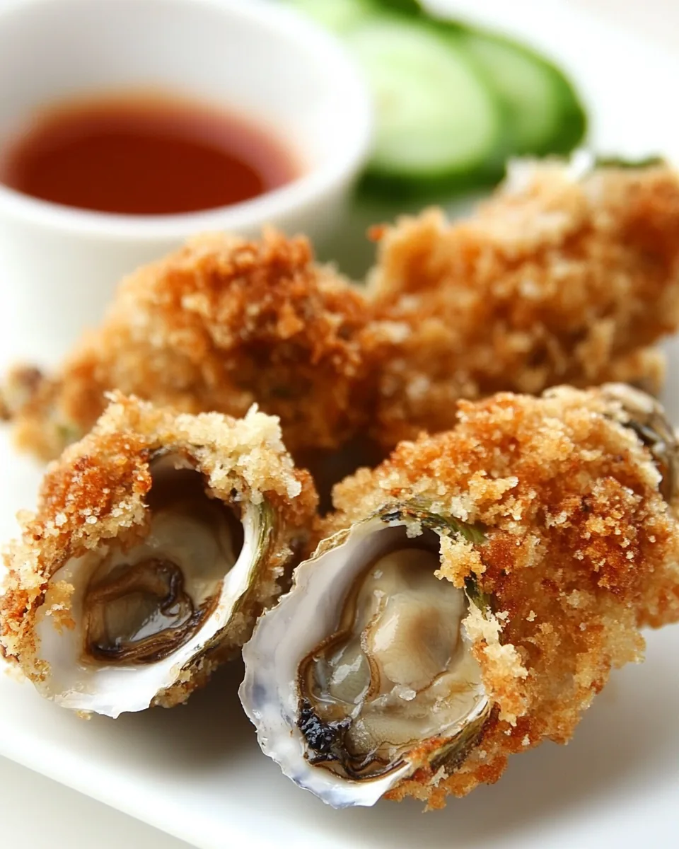 Fried Oysters with Panko