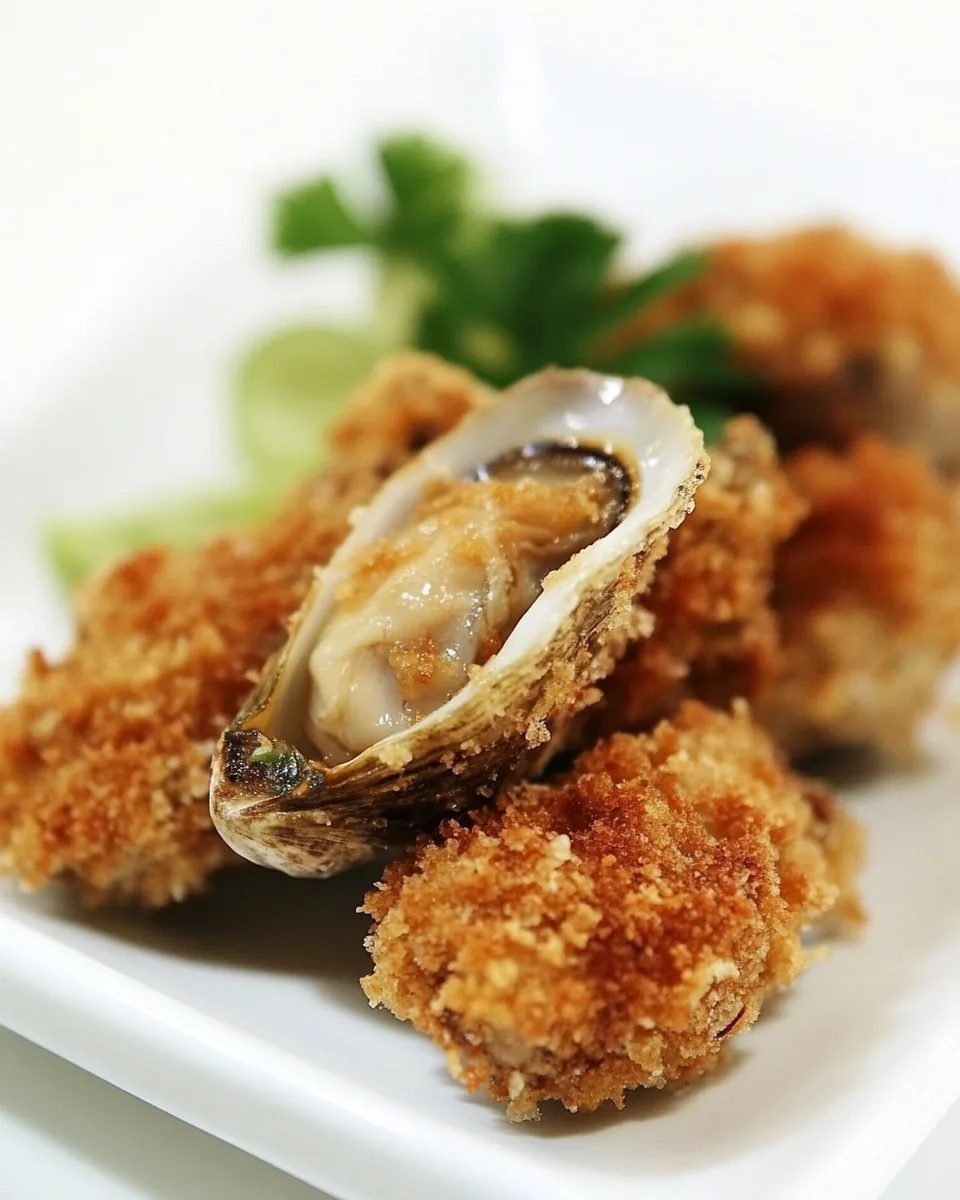 Fried Oysters with Panko
