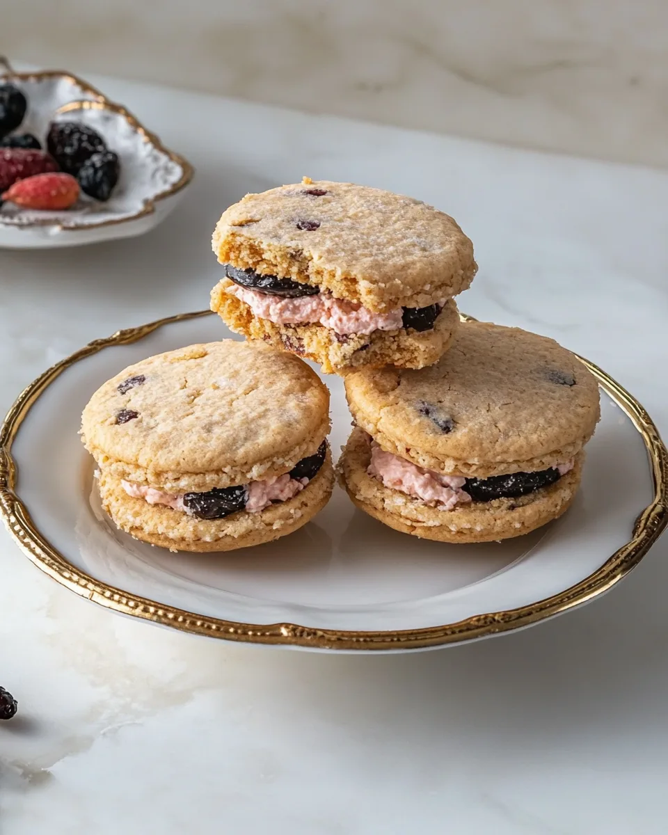 Fruitcake Cookie Sandwiches