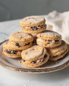 Fruitcake Cookie Sandwiches