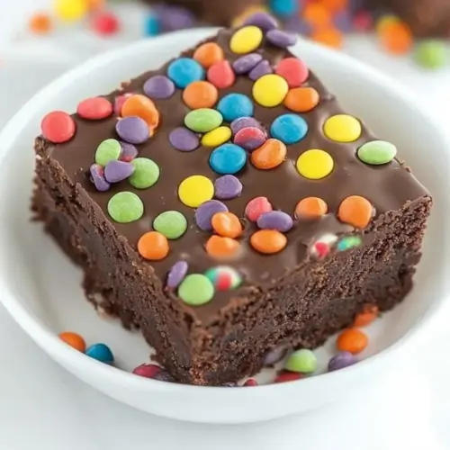 Ganache Topped Cosmic Brownies