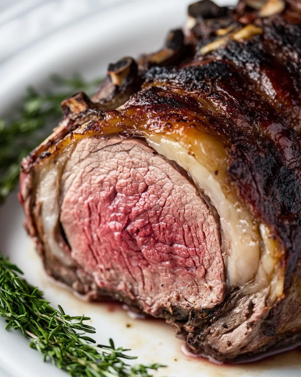 Garlic Butter Prime Rib