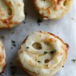 Garlic Cheese English Muffin Mummies