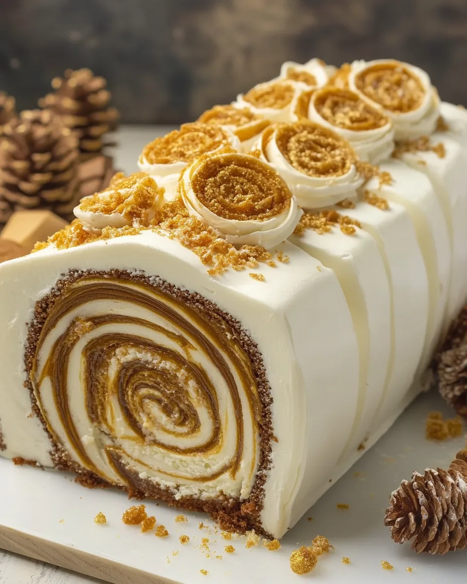 Gingerbread Bûche de Noël