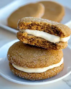 Gingerbread Sandwich Cookies