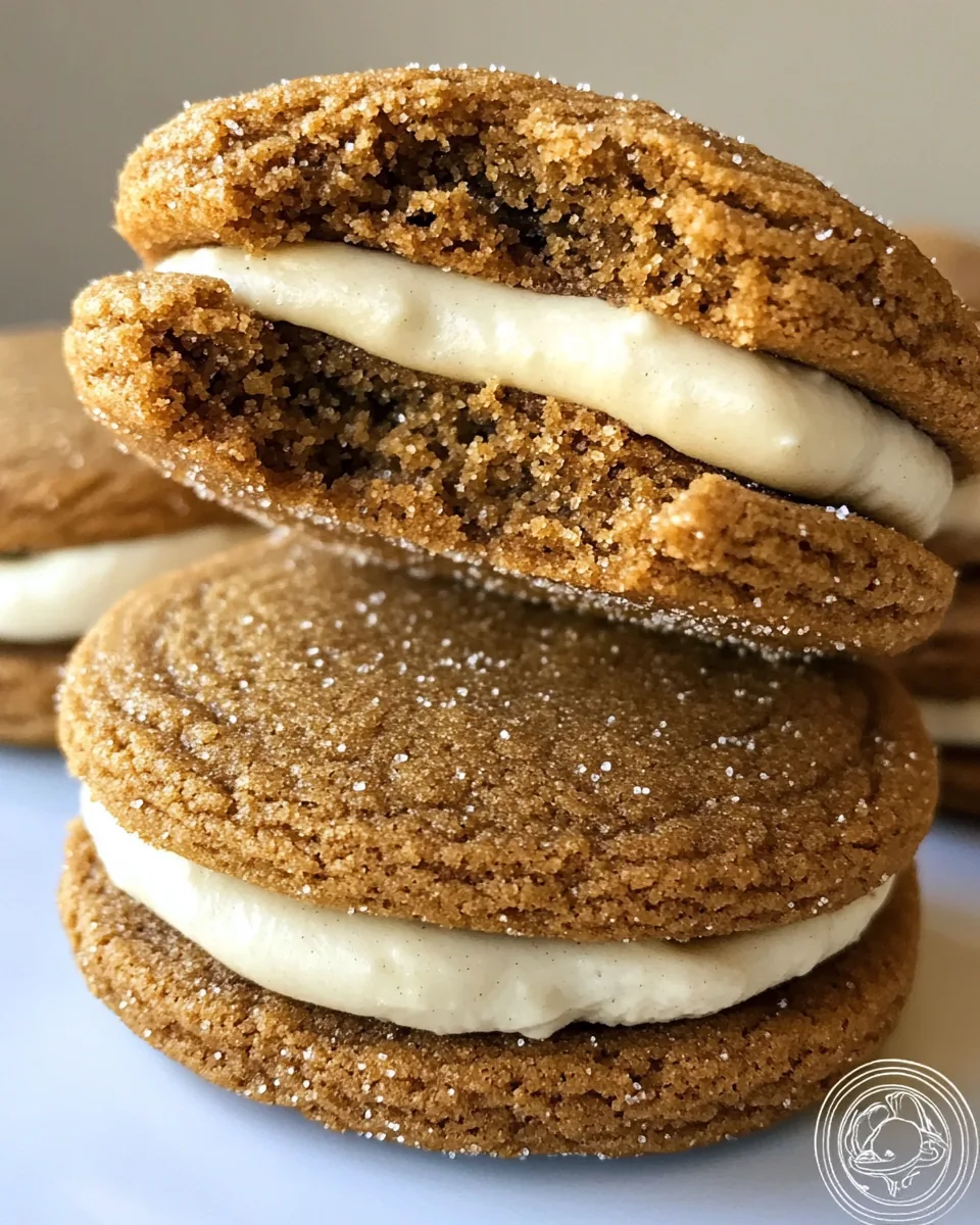 Gingerbread Sandwich Cookies