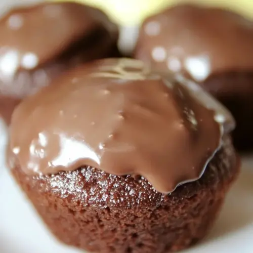 Glazed Chocolate Donut Muffins