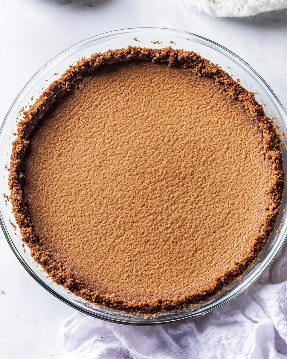 Gluten Free Graham Cracker Crust Recipe