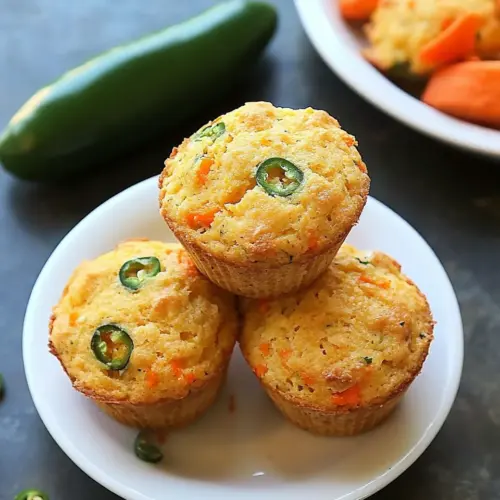 Gluten Free Jalapeño Cheddar Cornbread Muffins