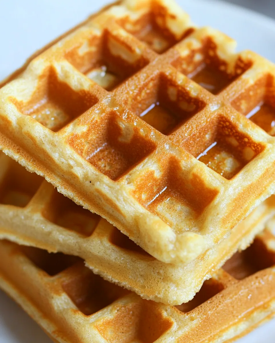Gluten Free Oat Waffles