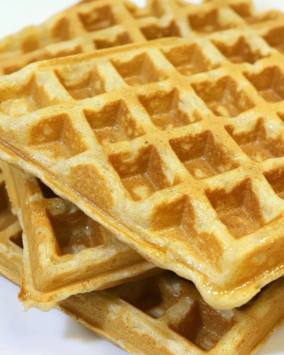 Gluten Free Oat Waffles
