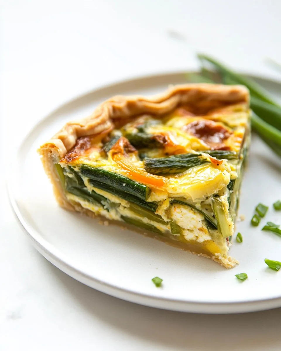 Gluten Free Spring Veggie Quiche
