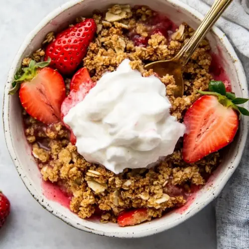 Gluten Free Strawberry Crisp