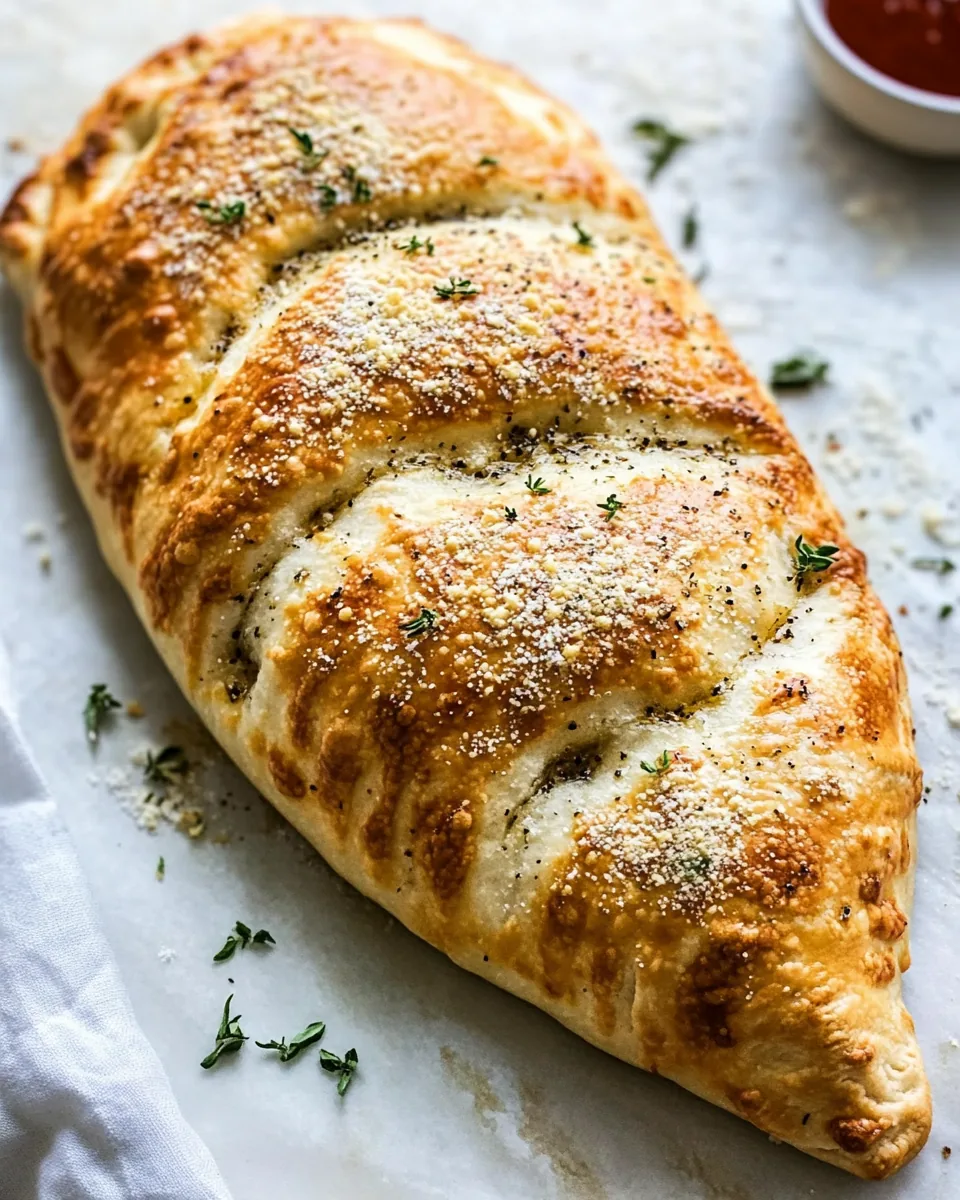 Golden Baked Homemade Calzones