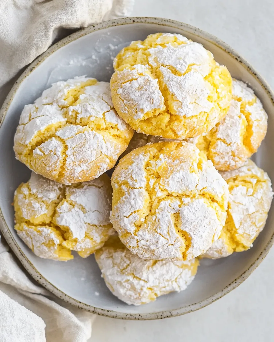 Gooey Butter Cookies