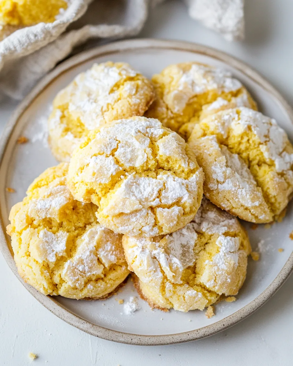 Gooey Butter Cookies