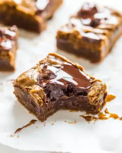 Gooey Chocolate Chunk Cookie Butter Bars