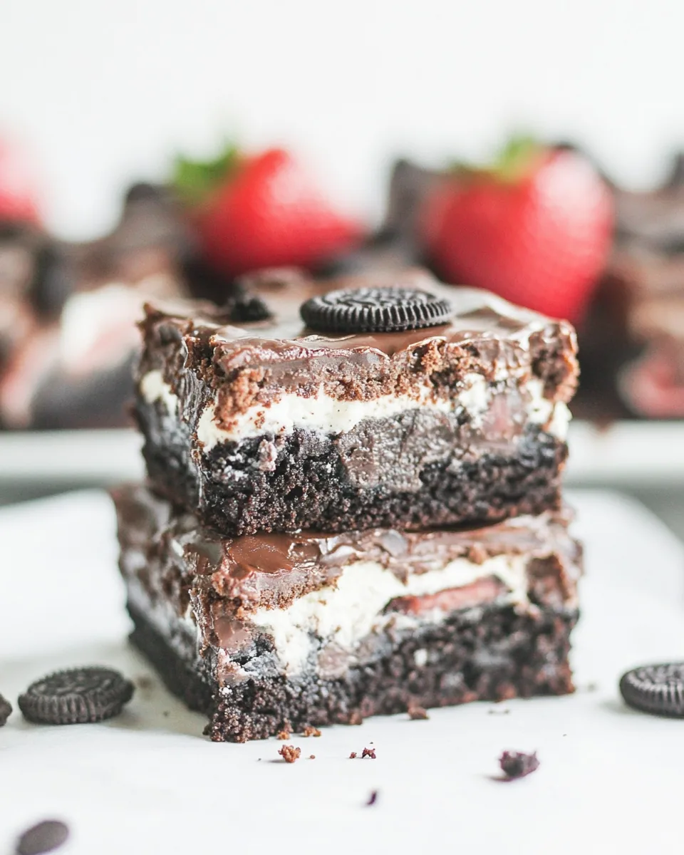 Gooey Chocolate Oreo Crunch Butter Cake