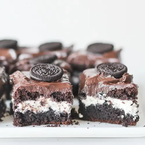 Gooey Chocolate Oreo Crunch Butter Cake