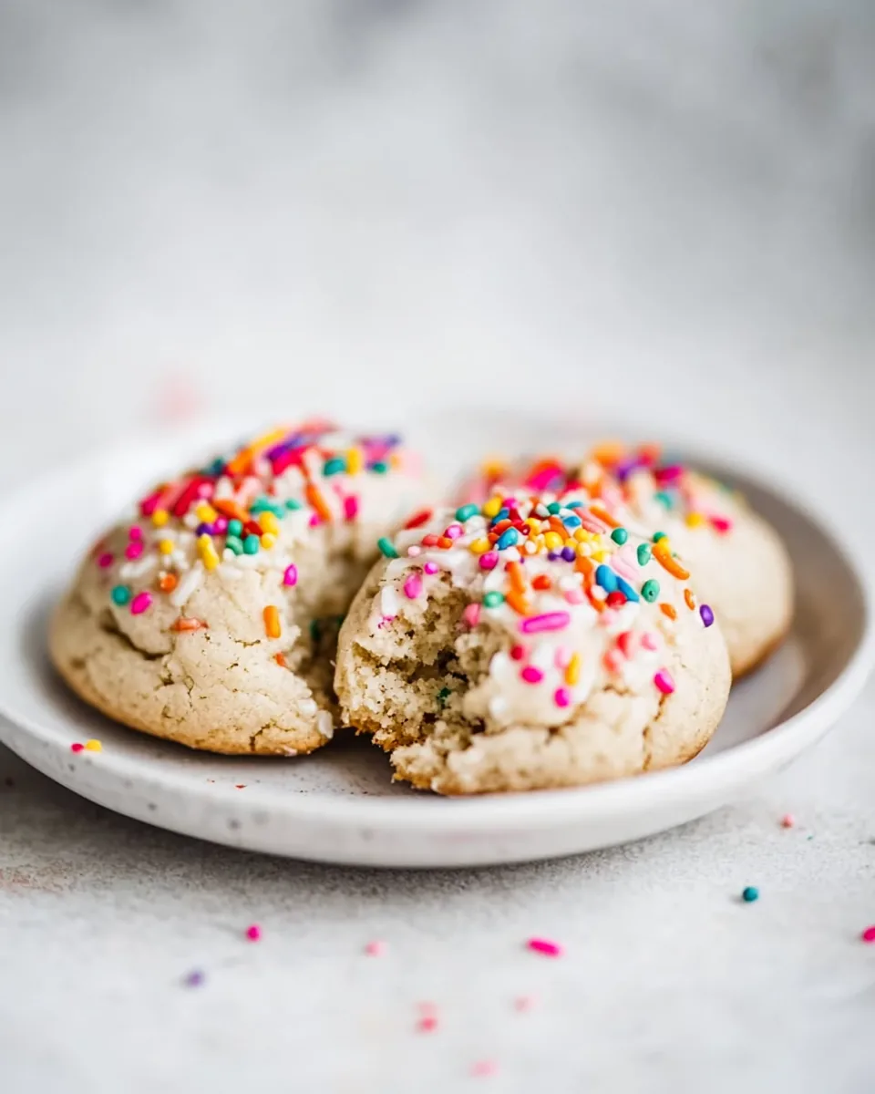 Grain Free Birthday Cake Cookies