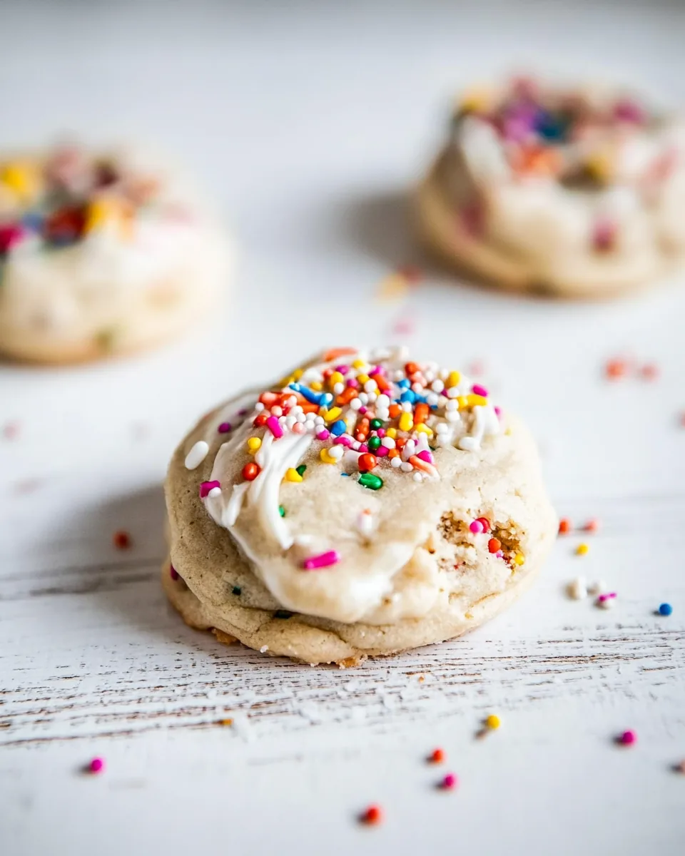 Grain Free Birthday Cake Cookies
