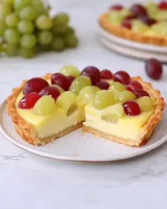 Grape Custard Tart
