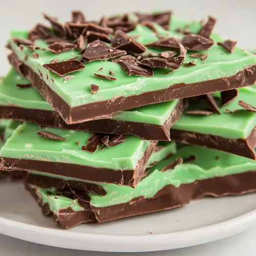 Grasshopper Chocolate Bark