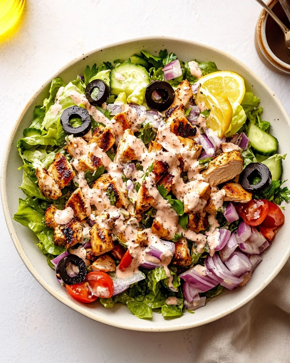 Greek Chicken Salad