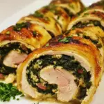 Greek Style Chicken Roulade