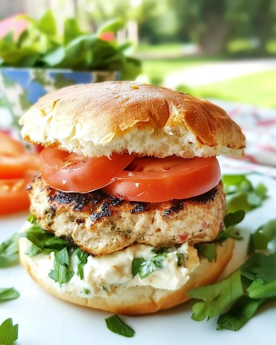Greek Turkey Burgers