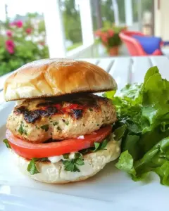 Greek Turkey Burgers