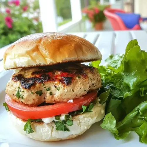 Greek Turkey Burgers