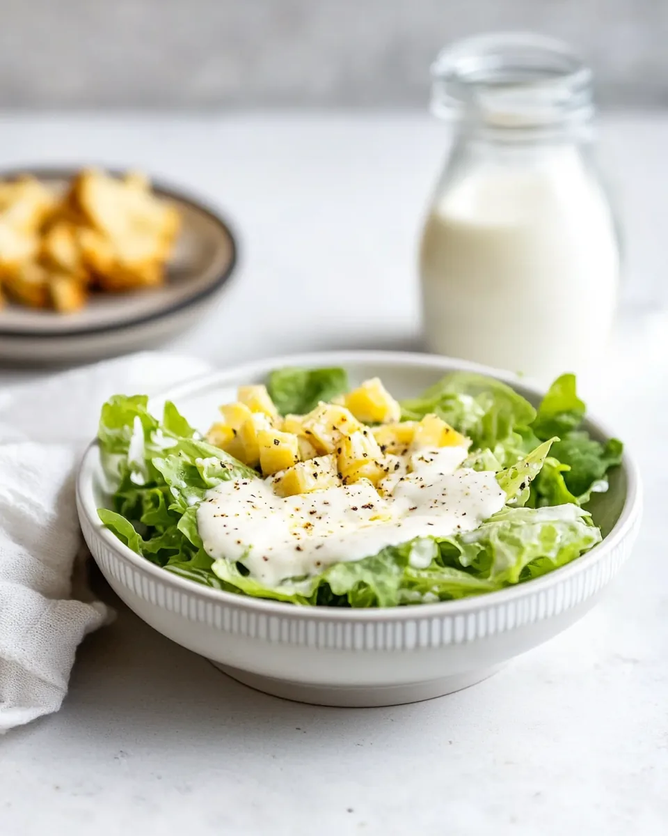 Greek Yogurt Caesar Salad Dressing