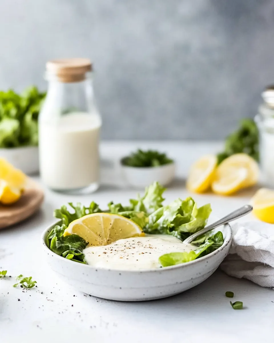 Greek Yogurt Caesar Salad Dressing