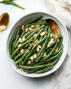 Green Beans Almondine