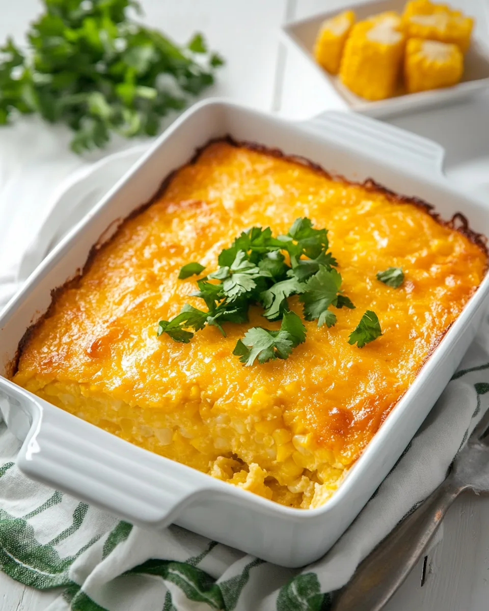 Green Chile Corn Casserole