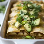 Green Chili Chicken Enchiladas