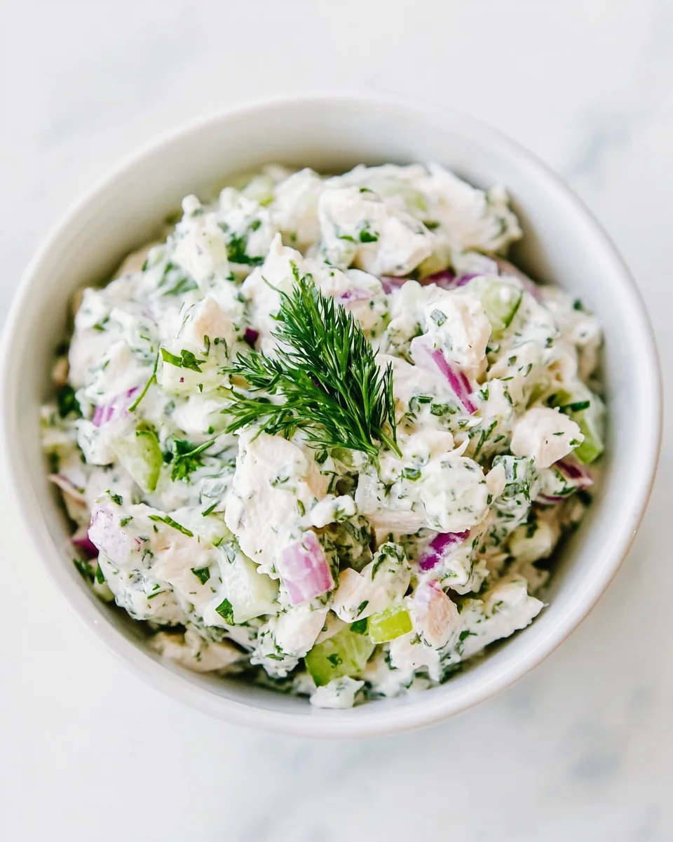 Green Goddess Chicken Salad