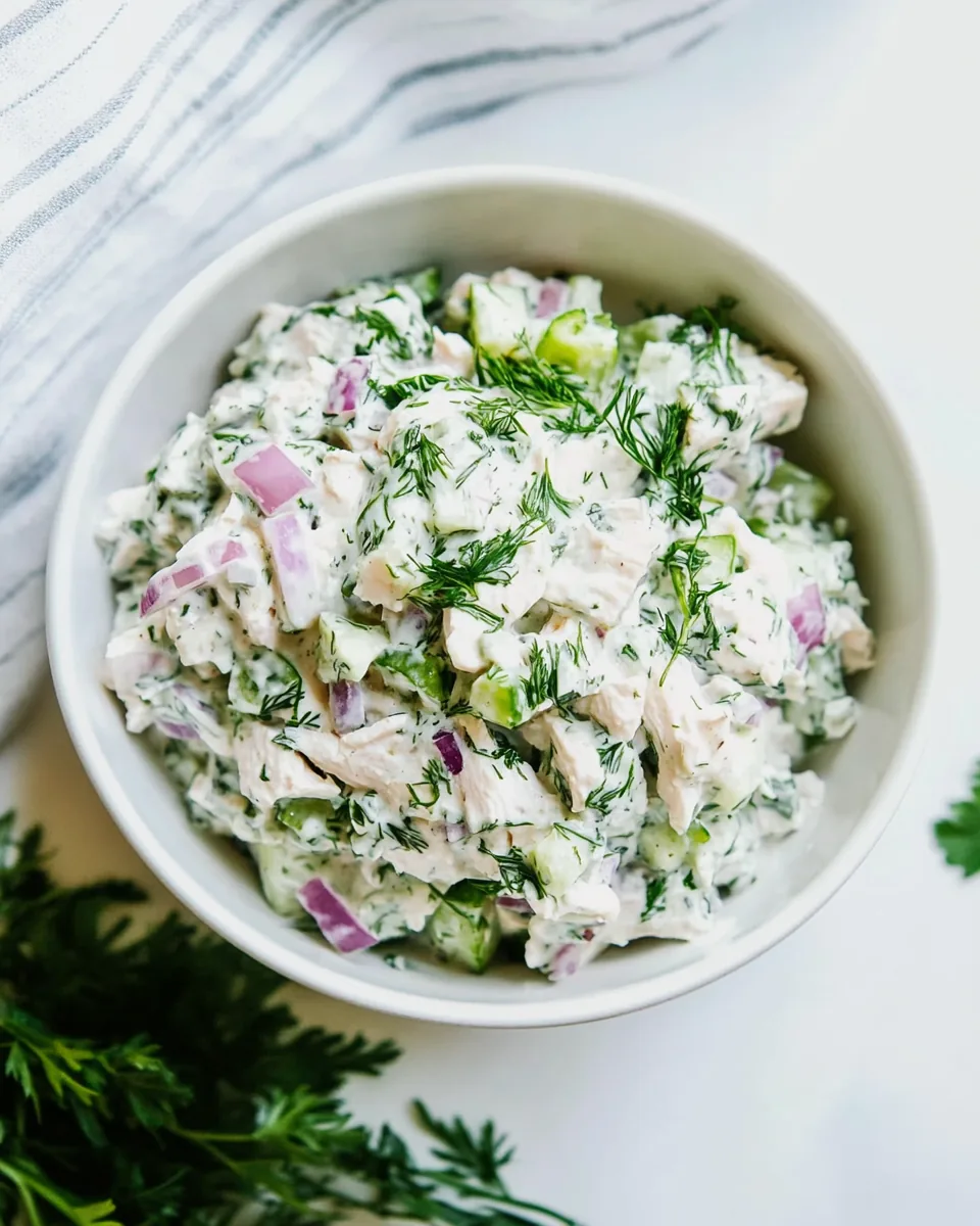 Green Goddess Chicken Salad